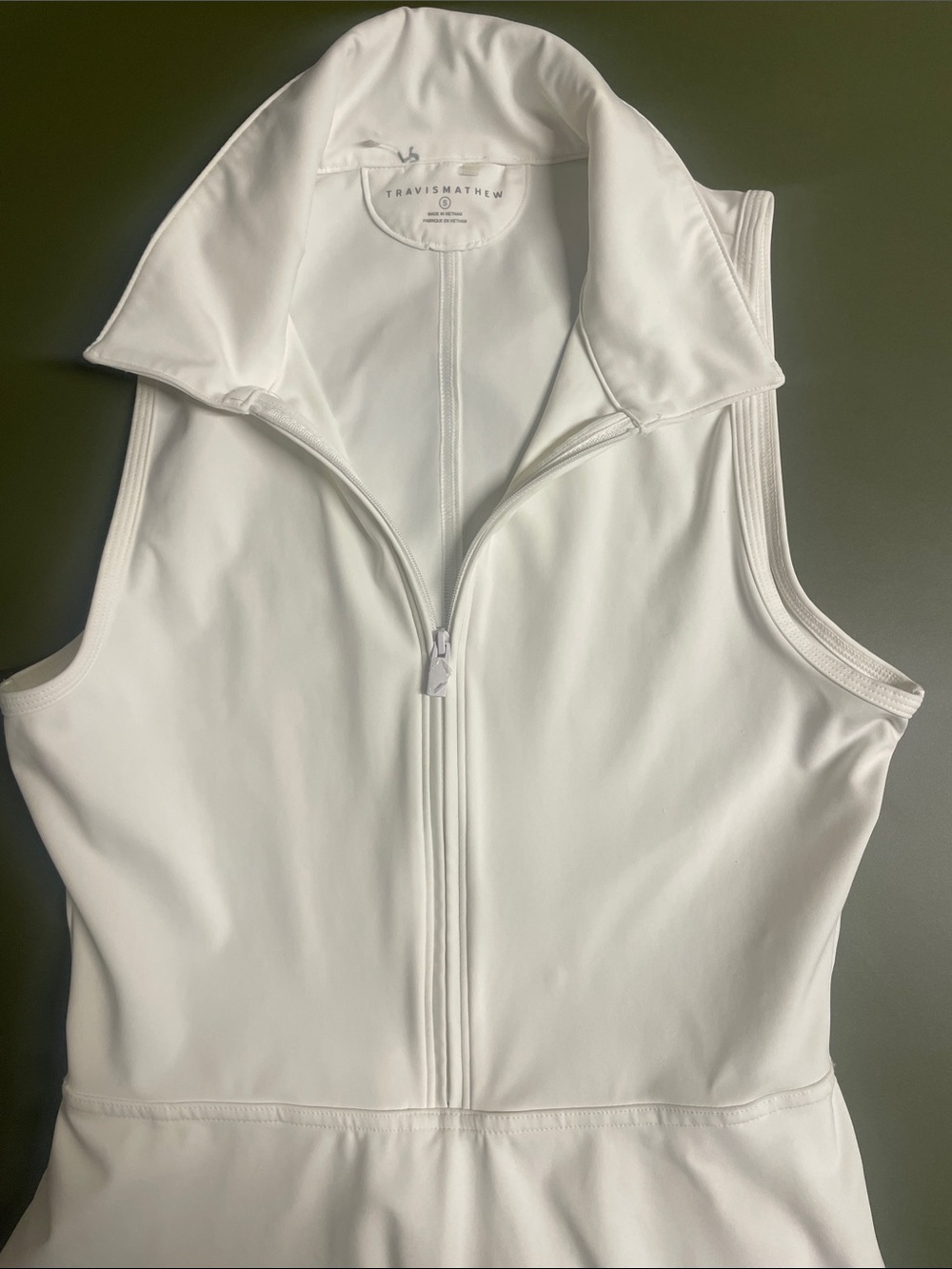 Travis Mathew Moveknit Zip-Front Tennis Dress, Small - Picture 4 of 10